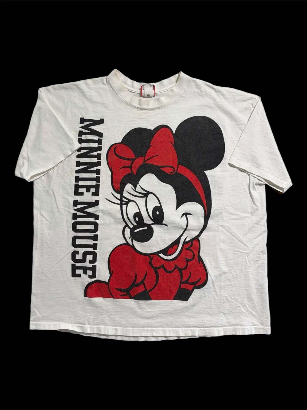 Vintage 90s Disney Designs Minnie Mouse Double-Sided Graphic T-Shirt Made in USA